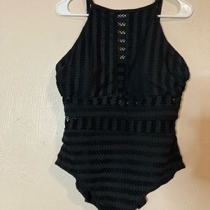 Knitted bathing suit